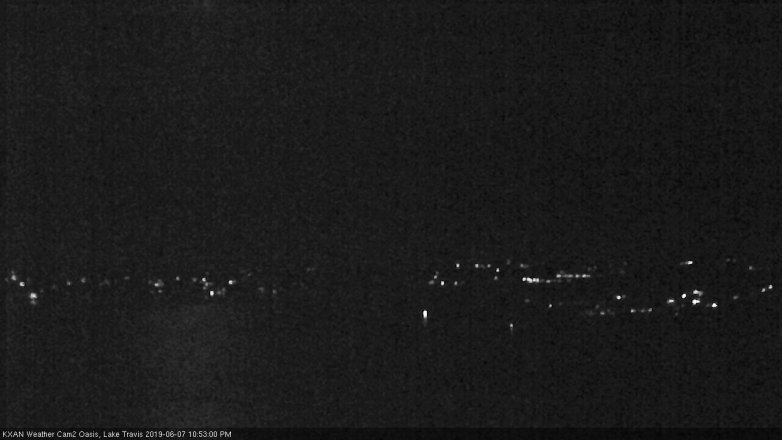 Lake Travis webcam, June 7, 2019 9:55 PM CT