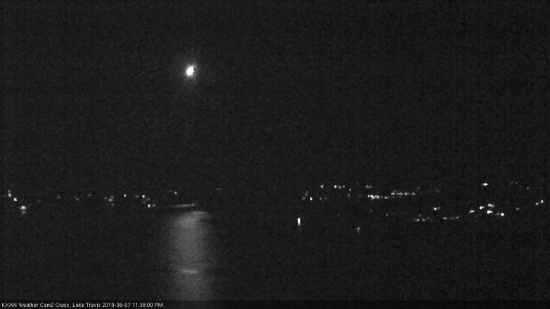 Lake Travis webcam, June 7, 2019 10:40 PM CT