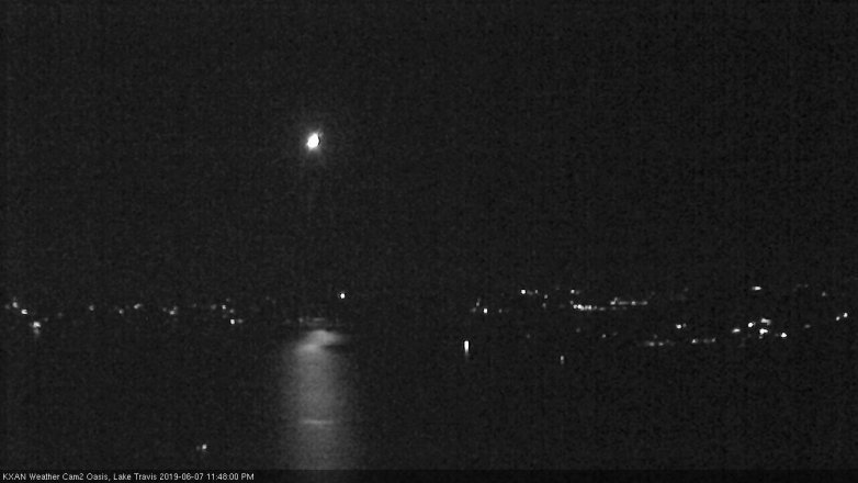 Lake Travis webcam, June 7, 2019 10:50 PM CT