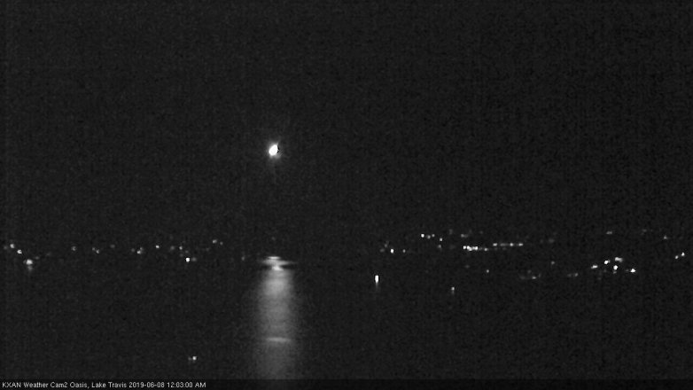 Lake Travis webcam, June 7, 2019 11:05 PM CT