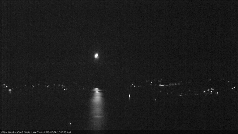 Lake Travis webcam, June 7, 2019 11:10 PM CT