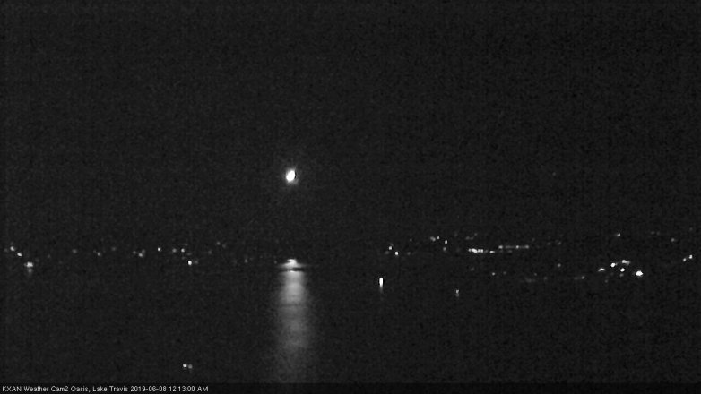 Lake Travis webcam, June 7, 2019 11:15 PM CT