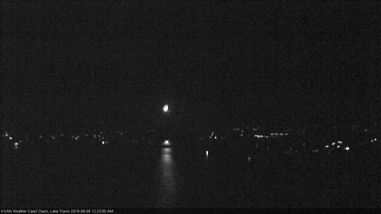 Lake Travis webcam, June 7, 2019 11:25 PM CT