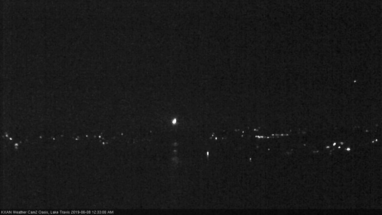 Lake Travis webcam, June 7, 2019 11:35 PM CT