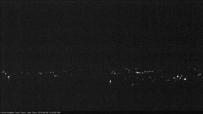 Lake Travis webcam, June 7, 2019 11:45 PM CT