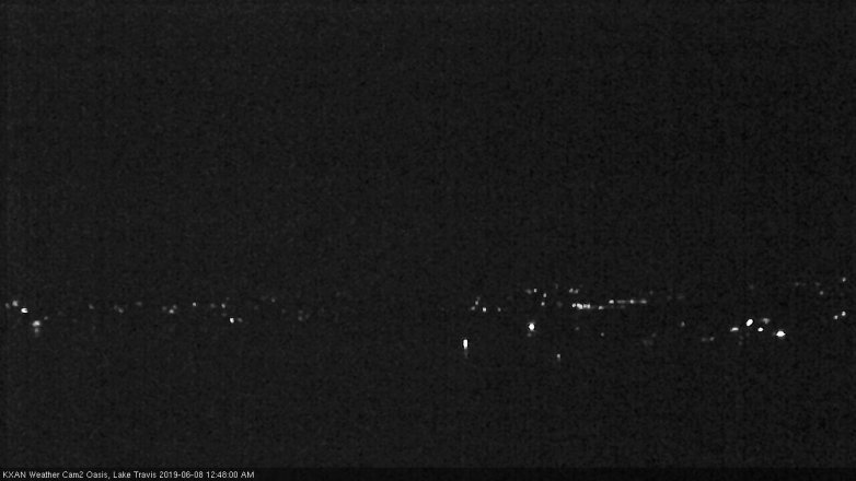 Lake Travis webcam, June 7, 2019 11:50 PM CT