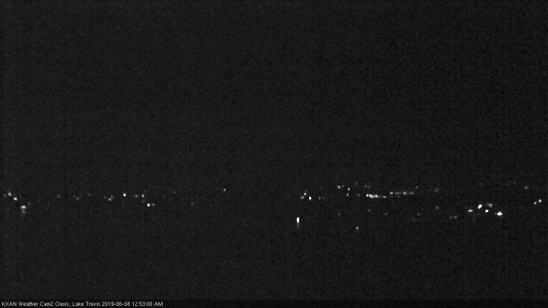 Lake Travis webcam, June 7, 2019 11:55 PM CT