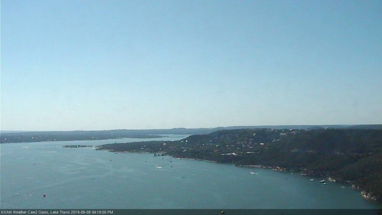 Lake Travis webcam, June 8, 2019 3:20 PM CT