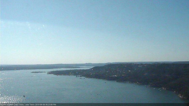 Lake Travis webcam, June 8, 2019 4:25 PM CT