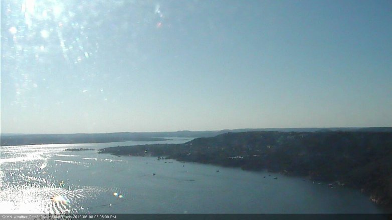Lake Travis webcam, June 8, 2019 5:10 PM CT