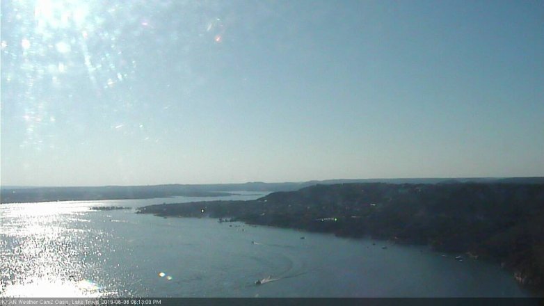 Lake Travis webcam, June 8, 2019 5:15 PM CT