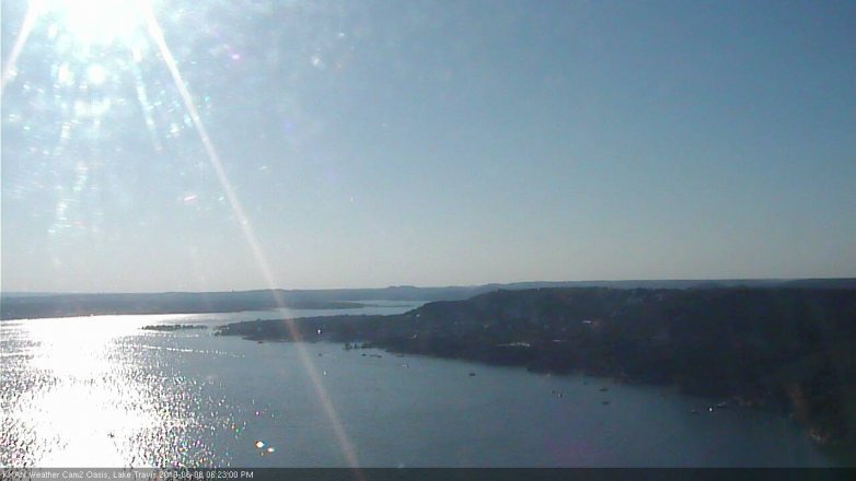 Lake Travis webcam, June 8, 2019 5:25 PM CT
