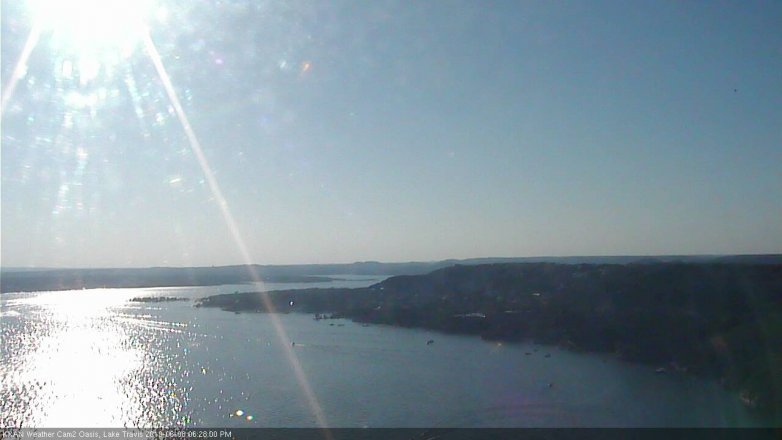 Lake Travis webcam, June 8, 2019 5:30 PM CT