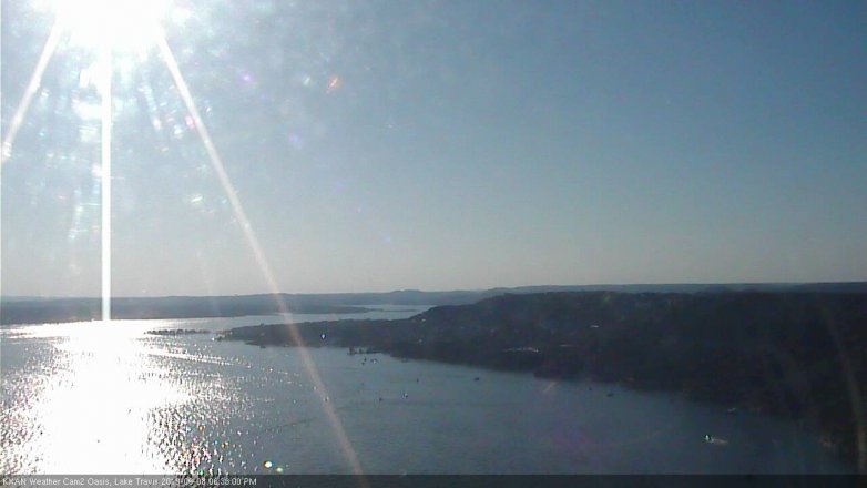 Lake Travis webcam, June 8, 2019 5:35 PM CT