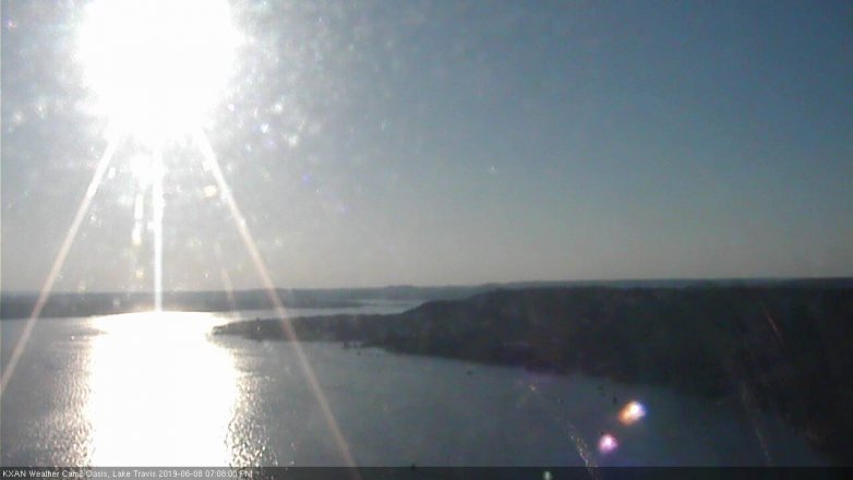 Lake Travis webcam, June 8, 2019 6:10 PM CT