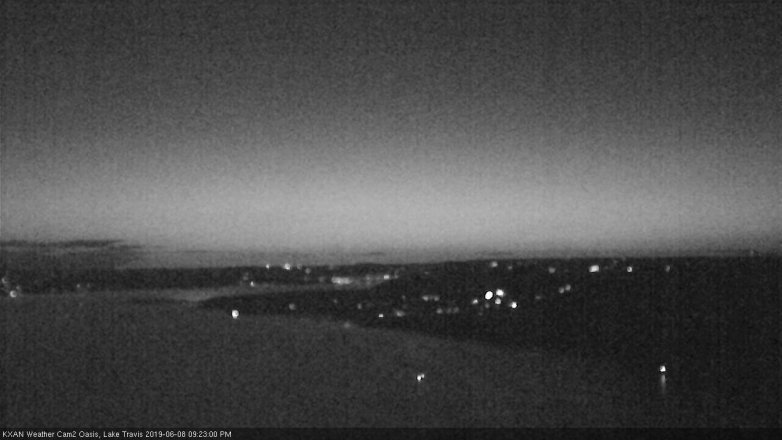 Lake Travis webcam, June 8, 2019 8:25 PM CT