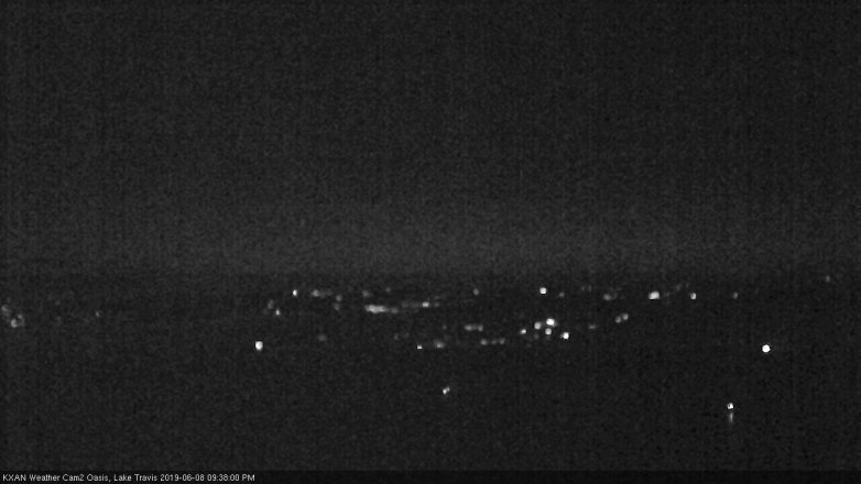 Lake Travis webcam, June 8, 2019 8:40 PM CT