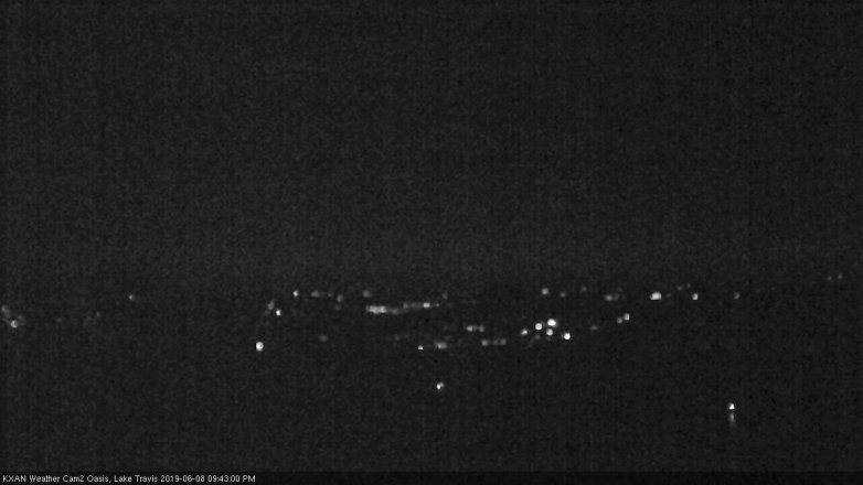 Lake Travis webcam, June 8, 2019 8:45 PM CT