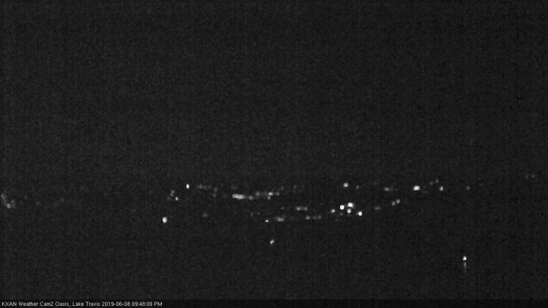 Lake Travis webcam, June 8, 2019 8:50 PM CT