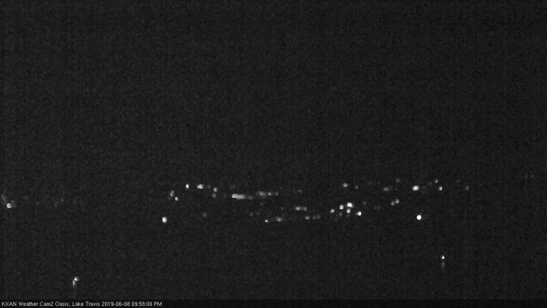 Lake Travis webcam, June 8, 2019 9:00 PM CT
