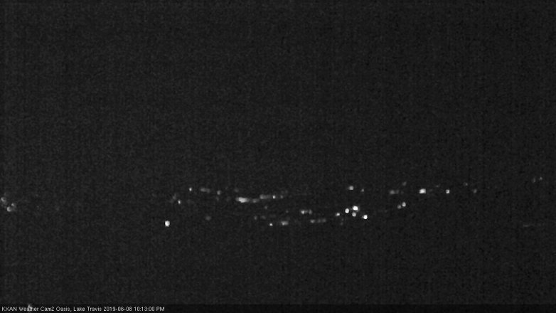 Lake Travis webcam, June 8, 2019 9:15 PM CT