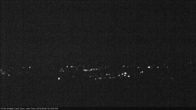 Lake Travis webcam, June 8, 2019 9:20 PM CT