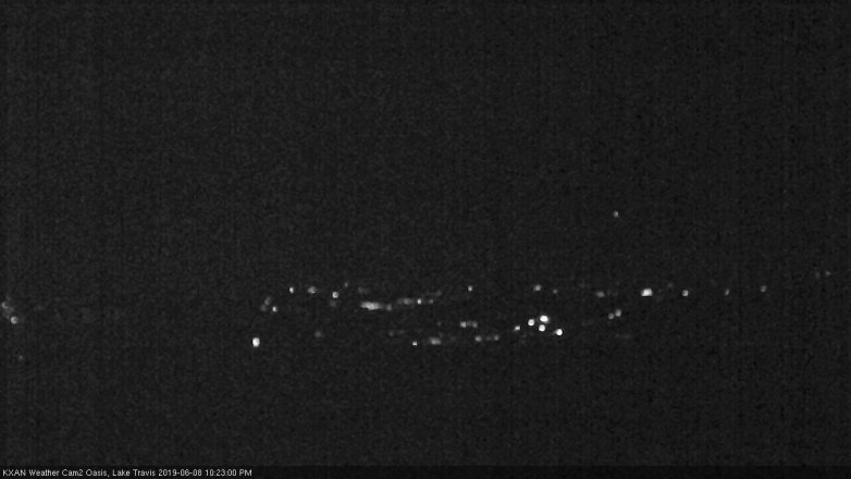 Lake Travis webcam, June 8, 2019 9:25 PM CT