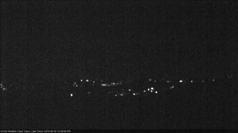 Lake Travis webcam, June 8, 2019 9:40 PM CT