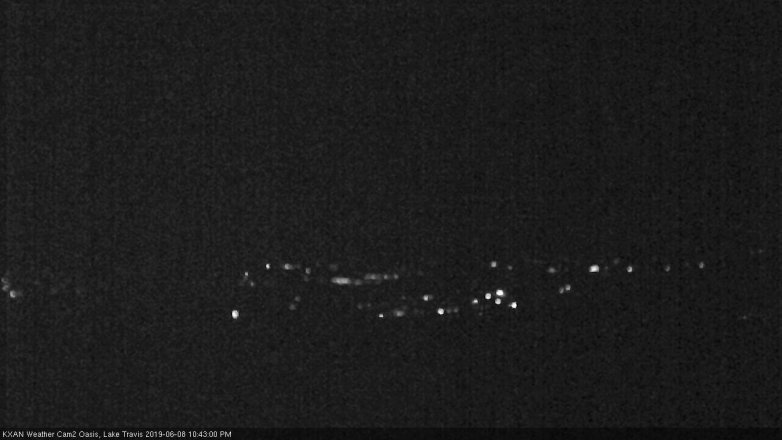 Lake Travis webcam, June 8, 2019 9:45 PM CT
