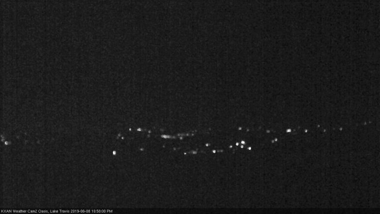 Lake Travis webcam, June 8, 2019 10:00 PM CT