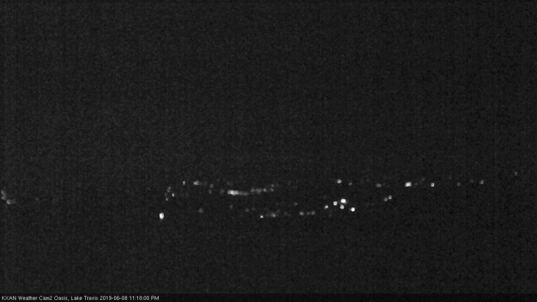 Lake Travis webcam, June 8, 2019 10:20 PM CT