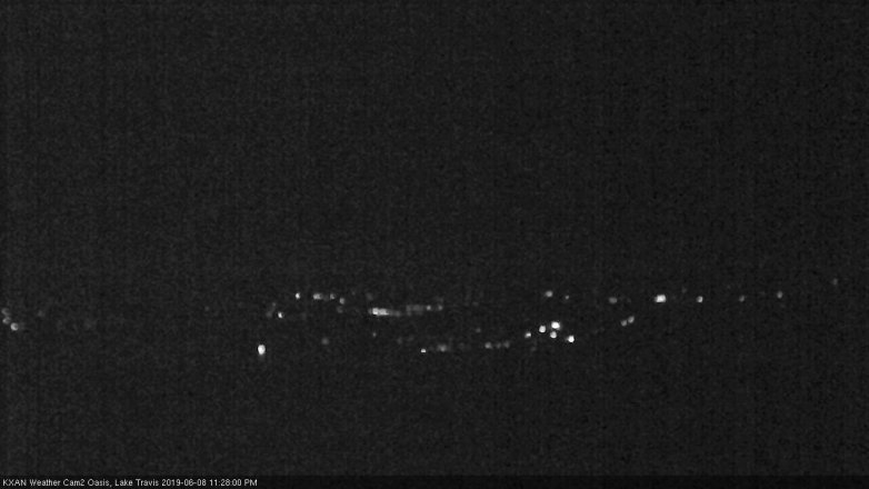Lake Travis webcam, June 8, 2019 10:30 PM CT