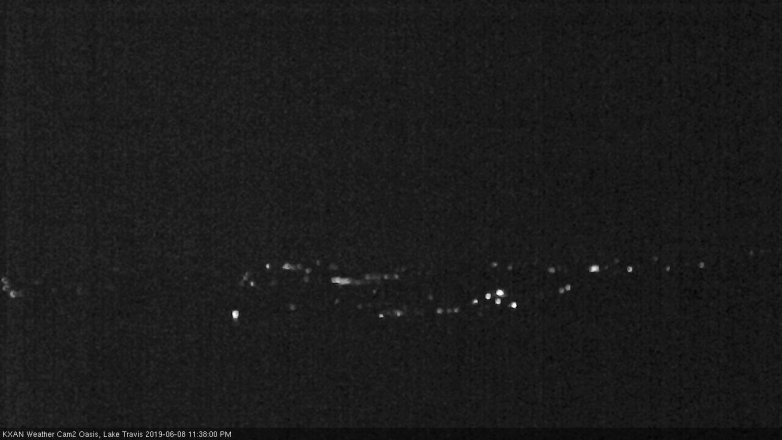 Lake Travis webcam, June 8, 2019 10:40 PM CT