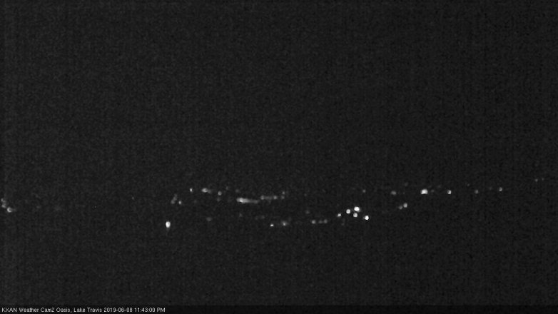 Lake Travis webcam, June 8, 2019 10:45 PM CT