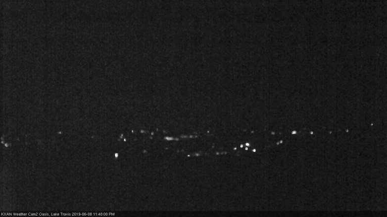Lake Travis webcam, June 8, 2019 10:50 PM CT
