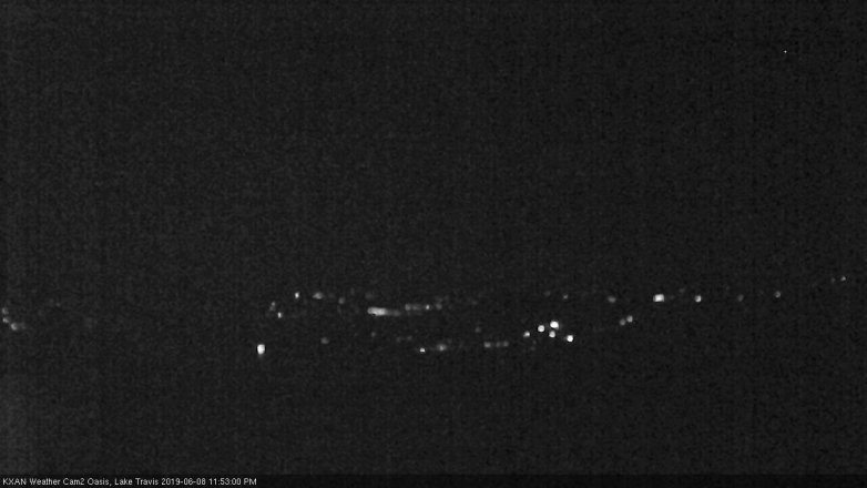 Lake Travis webcam, June 8, 2019 10:55 PM CT
