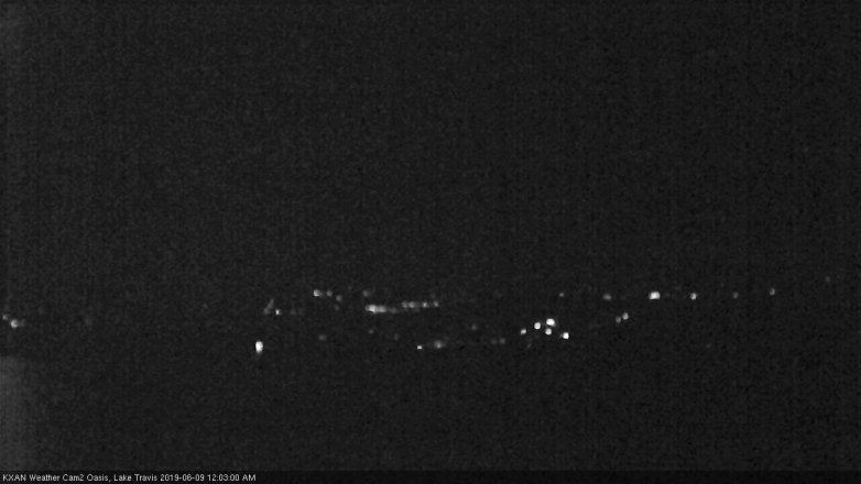 Lake Travis webcam, June 8, 2019 11:05 PM CT