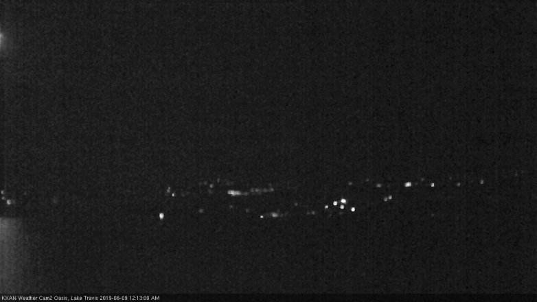 Lake Travis webcam, June 8, 2019 11:15 PM CT