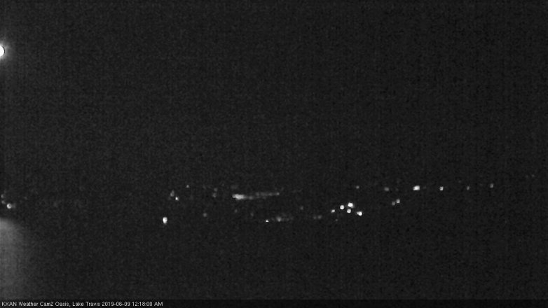 Lake Travis webcam, June 8, 2019 11:20 PM CT
