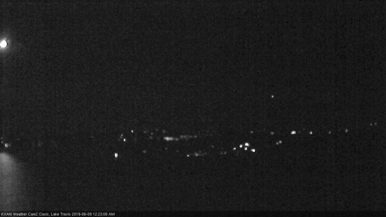 Lake Travis webcam, June 8, 2019 11:25 PM CT
