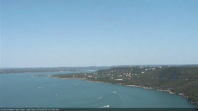 Lake Travis webcam, June 9, 2019 10:15 AM CT