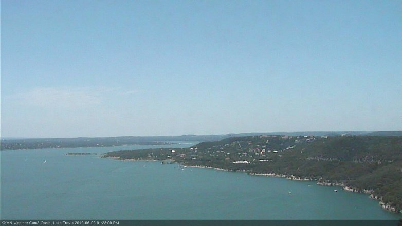 Lake Travis webcam, June 9, 2019 12:25 PM CT