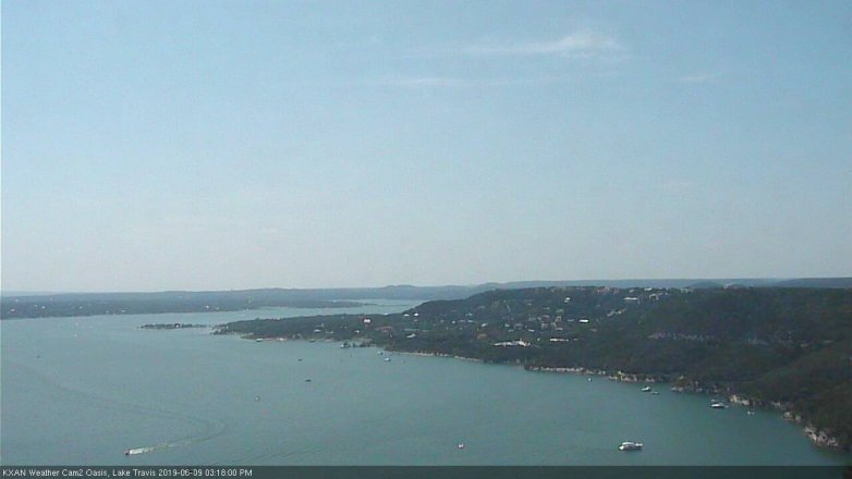 Lake Travis webcam, June 9, 2019 2:20 PM CT
