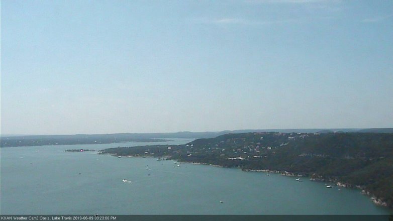 Lake Travis webcam, June 9, 2019 2:25 PM CT