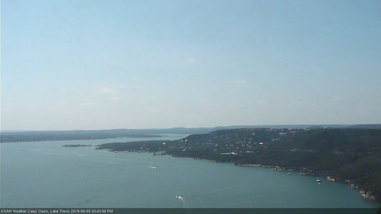 Lake Travis webcam, June 9, 2019 2:45 PM CT