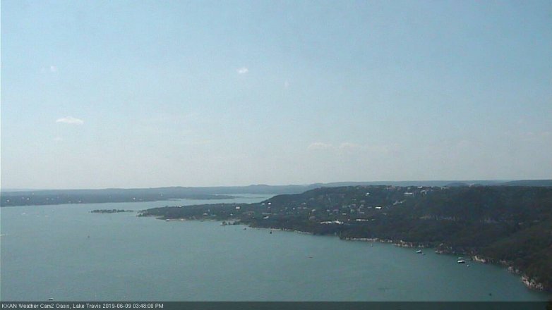 Lake Travis webcam, June 9, 2019 2:50 PM CT