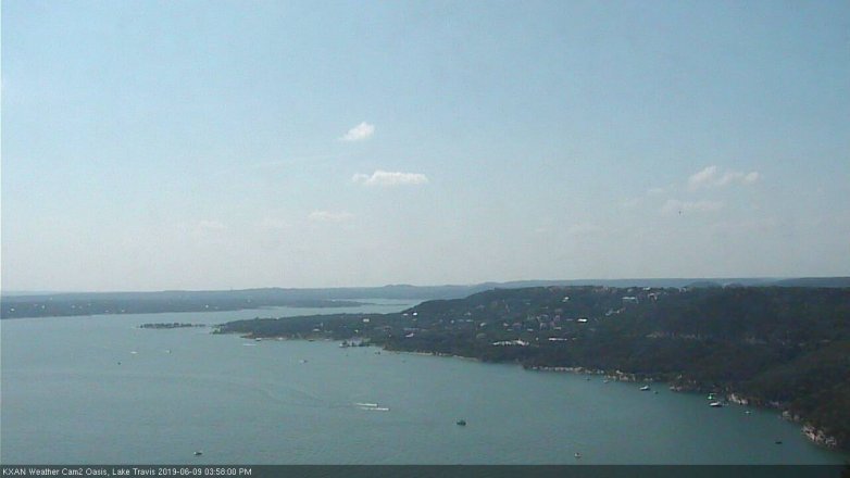 Lake Travis webcam, June 9, 2019 3:00 PM CT