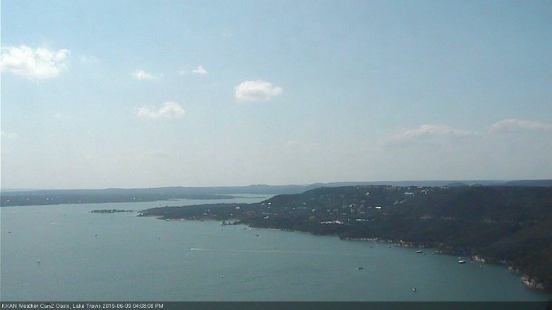Lake Travis webcam, June 9, 2019 3:10 PM CT