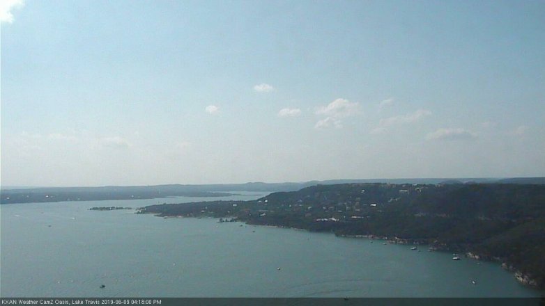 Lake Travis webcam, June 9, 2019 3:20 PM CT