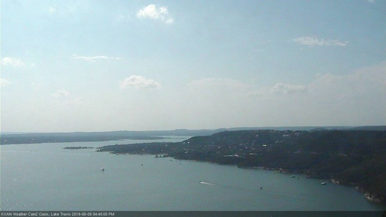 Lake Travis webcam, June 9, 2019 3:50 PM CT